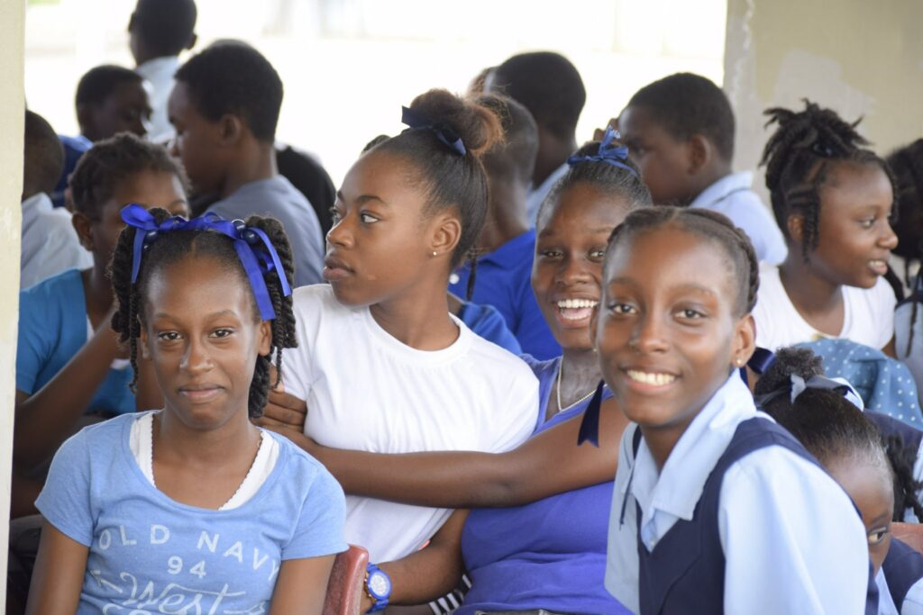 Smiling Anse Ger Students